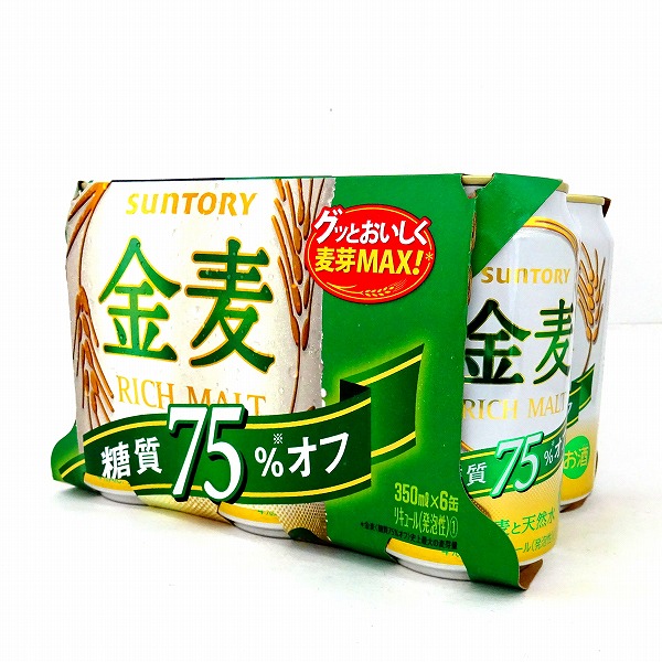 サントリー　金麦　糖質７５％オフ　３５０ｍｌｘ６缶